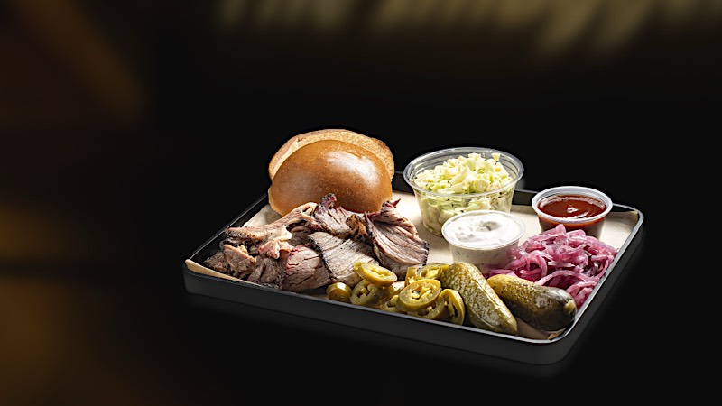 Beef brisket platter 